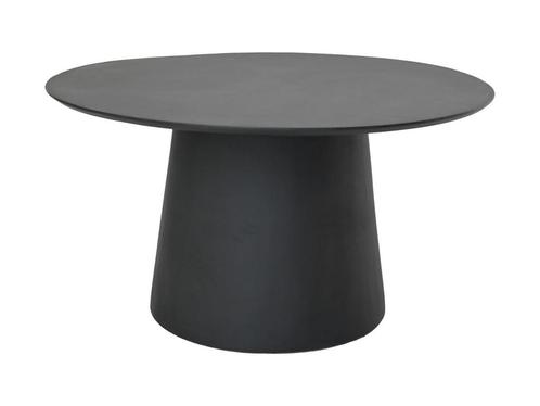 Ronde eettafel Drum - 120x120x77 - zwart - Mangohout, Huis en Inrichting, Tafels | Eettafels, Nieuw, Ophalen of Verzenden