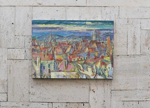 Rudolf Szyszkowitz (1905-1976) - Dàcher Grazer - Tetti di, Antiek en Kunst, Kunst | Schilderijen | Klassiek