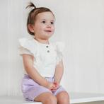 Topje jersey ruffle (off white), Kinderen en Baby's, Babykleding | Maat 80, Nieuw, Meisje, Like Flo, Verzenden