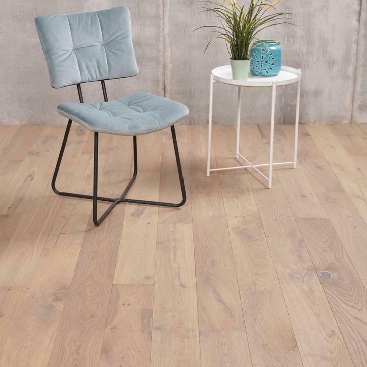 T/m zaterdag: Europees eiken lamelparket nu €24,98 p/m², Huis en Inrichting, Stoffering | Vloerbedekking, Wit, Crème, Beige, Bruin
