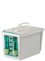 Kunststof transportkooi met dubbele sifon - crème groen, Verzenden, Nieuw