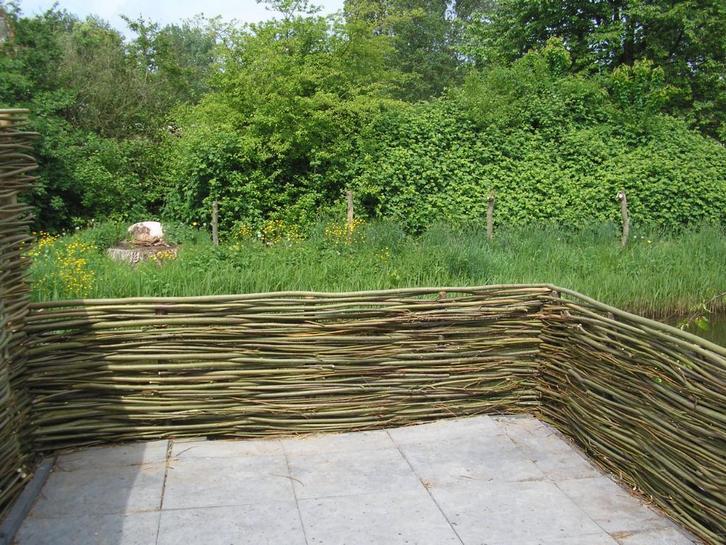 wilgentenenschutting wilgenschutting takken schutting wilgen, Tuin en Terras, Schuttingen, Nieuw, Hout
