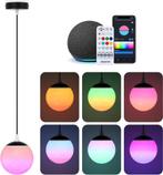 Hanglamp - RGB LED - Dimbaar - Zwart - Aigostar, Verzenden, Zo goed als nieuw