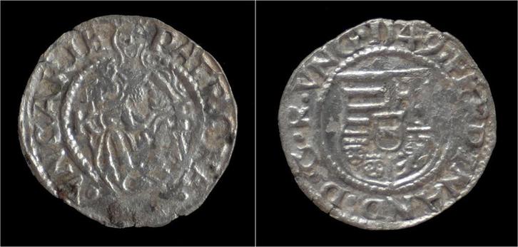 1526-1564ad Hungary Ferdinand I Ar denar 1549 K-b zilver, Postzegels en Munten, Munten | Europa | Niet-Euromunten, Verzenden