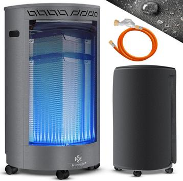 KESSER® Gaskachel keramisch 4200 Watt - incl. gasslang en be beschikbaar voor biedingen