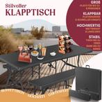 Picknicktafel - Campingtafel - Biertafel - Opvouwbaar - Zwar, Tuin en Terras, Verzenden, Zo goed als nieuw