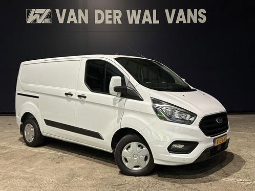 Ford Transit Custom 2.0 TDCI L1H1 Euro6 Airco | Camera | LED, Auto's, Bestelauto's, Dealer onderhouden, Lease, Zwart, Handgeschakeld