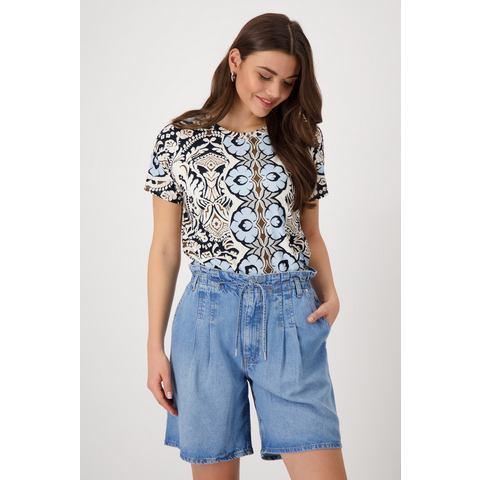 Monari T-shirt Shirt met ornamenten allover, Kleding | Dames, T-shirts, Nieuw, Verzenden