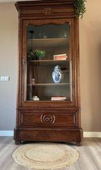 Louis-philippe Boekenkast Vitrinekast Authentiek Erfstuk, Ophalen of Verzenden
