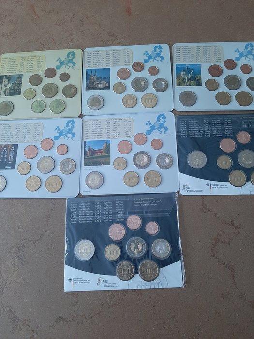 Duitsland. Year Set (BU) 2010/2016 (7 sets) (Zonder, Postzegels en Munten, Munten | Europa | Euromunten