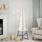 vidaXL Kerstdecoratie kerstboom 112 cm massief grenenhout, Diversen, Verzenden, Nieuw