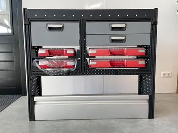Modul system bedrijfswageninrichting Showroom opruiming beschikbaar voor biedingen