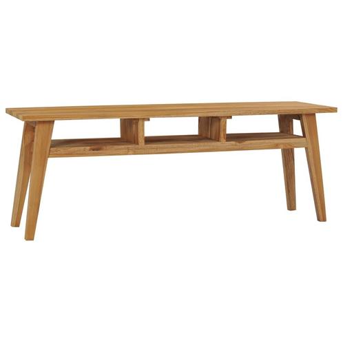 vidaXL Tv-meubel 120x35x45 cm massief teakhout, Huis en Inrichting, Kasten | Televisiemeubels, 25 tot 50 cm, Nieuw, Overige houtsoorten