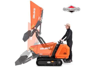 DELEKS® Rupsdumper Dumper Briggs &amp; Stratton Benzine E-start beschikbaar voor biedingen