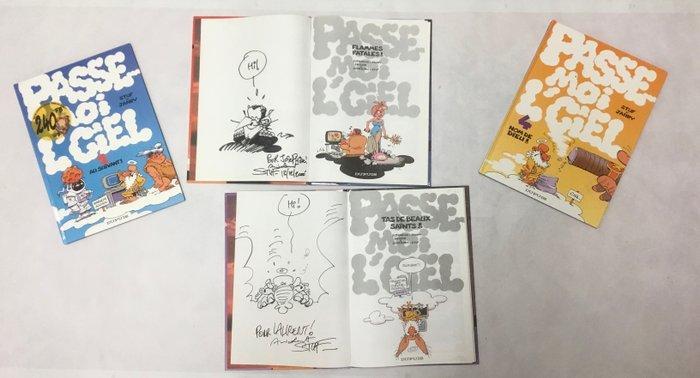 Passe moi lciel T1 à T4 + 2x dédicace - 4x C - 4 Album -, Boeken, Stripboeken