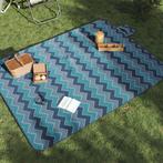 vidaXL Picknickkleed opvouwbaar golven 200x150 cm fluweel, Verzenden, Nieuw