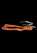 West-Aziatisch Oranje hardsteen Kralenketting (Zonder, Antiek en Kunst