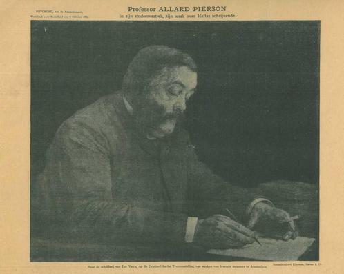 Portrait of Allard Pierson, Antiek en Kunst, Kunst | Etsen en Gravures