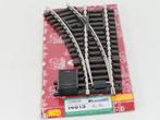 LGB 14615 Elektrische Weiche, vernickelt, links, R3, 22,5°, Rails, Ophalen of Verzenden, Zo goed als nieuw, LGB