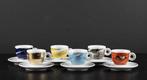 Peter Roesch - Koffieservies voor 6 - Aardewerk - 1999 Illy, Antiek en Kunst