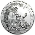 Britannia 1 oz 2007, Postzegels en Munten, Munten | Europa | Niet-Euromunten, Zilver, Losse munt, Overige landen, Verzenden