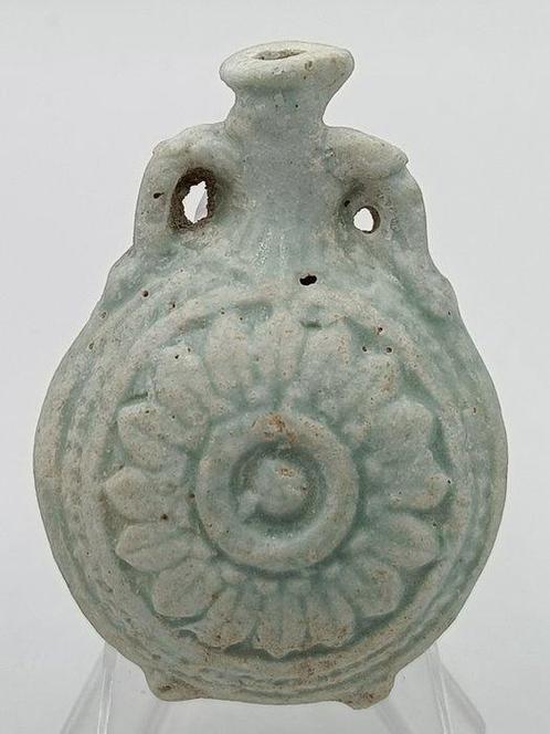 Oude Egypte, late periode Faience New Years Flask, 26th, Antiek en Kunst, Antiek | Overige Antiek