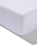 HEMA Hoeslaken molton stretch 180x200, Verzenden, Nieuw, Wit