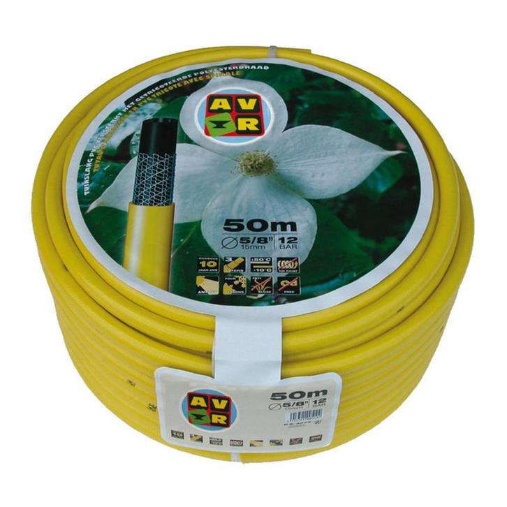 Talen Tools Gele Tuinslang 50m - Anti-UV en Anti-alg, Tuin en Terras, Tuinslangen, Nieuw, Ophalen of Verzenden