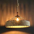 Klassieke Henneptouw Plafondlamp E27 - Industriële Hanglamp, Verzenden, Nieuw