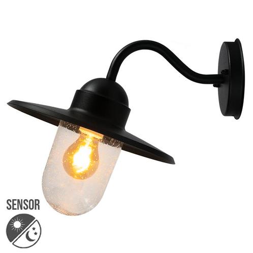 Buitenlamp Skane + E27 LED dag-nacht sensorlamp | 4.2 watt |, Tuin en Terras, Buitenverlichting, Wandlamp, Nieuw, Minder dan 50 watt