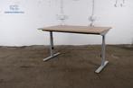 Bureau | Jong gebruikt | Zilvergrijs T-poot frame | Halifax, Verzenden, Gebruikt