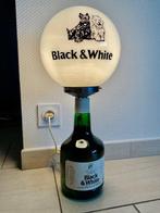 “BLACK & WHITE WHISKY” grote fles met bolle