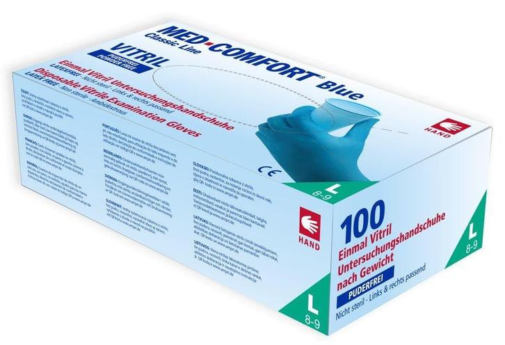 Vitril Handschoenen Poedervrij Blauw, Tuin en Terras, Kweekspullen, Nieuw, Ophalen of Verzenden