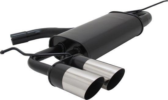 Gealuminiseerde Sportuitlaat met RVS Eindpijpen - Eenvoud..., Auto-onderdelen, Uitlaatsystemen, Nieuw, Ophalen of Verzenden