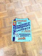 Oud geëmailleerd bord van het Syndicaat van Reizigers en, Antiek en Kunst