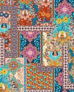 Viscose Batik Safran, Hobby en Vrije tijd, Nieuw, Overige kleuren
