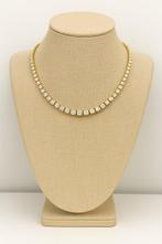 Halsketting - 14 karaat Geel goud - 14.50ct. tw. Diamant, Sieraden, Tassen en Uiterlijk, Kettingen, Nieuw