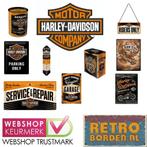 Cafe Pub Bord / Wandbord - HARLEY DAVIDSON - exclusieve kado, Verzamelen, Nieuw, Reclamebord