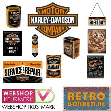 Cafe Pub Bord / Wandbord - HARLEY DAVIDSON - exclusieve kado beschikbaar voor biedingen
