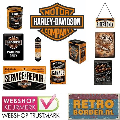 Cafe Pub Bord / Wandbord - HARLEY DAVIDSON - exclusieve kado, Verzamelen, Merken en Reclamevoorwerpen, Reclamebord, Nieuw