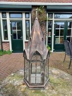 Lantaarn - Large Tower Candle Lantern - 59 cm - Glas,, Antiek en Kunst