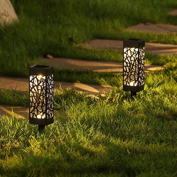 Solar buitenlamp #39Bogey&#39 - Set van 2 - Op zonne-energie, Tuin en Terras, Buitenverlichting, Waterbestendig, Led, Zonne-energie