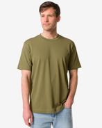 HEMA Heren T-shirt Elias jersey middengroen, Verzenden, Nieuw