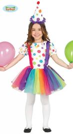 Clownspakje meisjes stippen, Ophalen of Verzenden, Nieuw