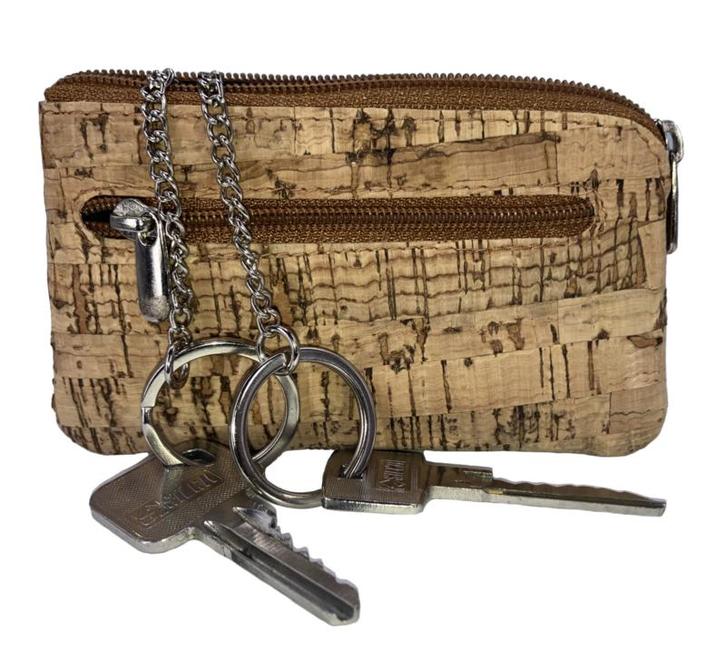 Sleutelbeursje van kurk, klein model Cedar, Sieraden, Tassen en Uiterlijk, Portemonnees, Nieuw, Verzenden