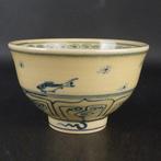 Annam-stijl theeschaal met onderglazuurblauw - Samukawa