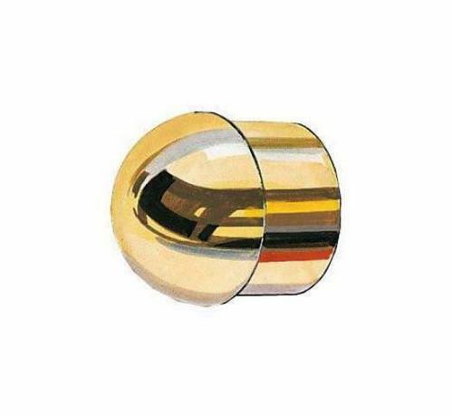 Buisdop rond messing massief 40 mm, Zakelijke goederen, Horeca | Overige, Verzenden