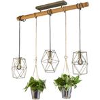 LED Hanglamp - Trion Plantan - E27 Fitting - 3-lichts -, Huis en Inrichting, Lampen | Hanglampen, Nieuw, Ophalen of Verzenden