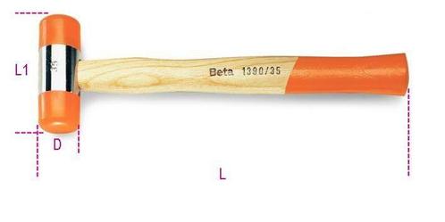 Beta 1390 Kunststofhamer, Doe-het-zelf en Verbouw, Gereedschap | Handgereedschap, Nieuw, Verzenden