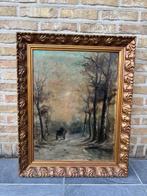 Belgische school (XX) - Winterlandschap, Antiek en Kunst
